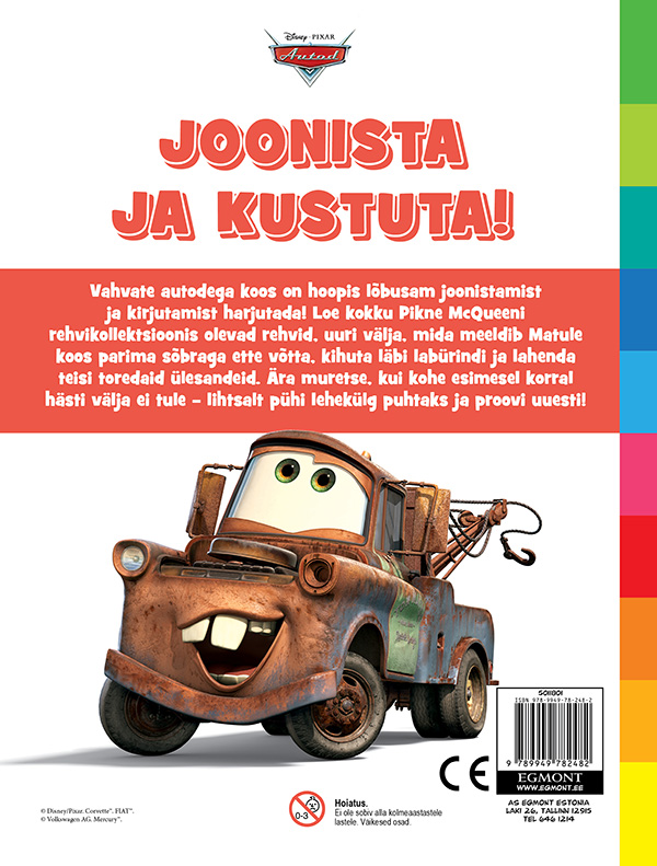 Autod. Joonista ja kustuta!-6280