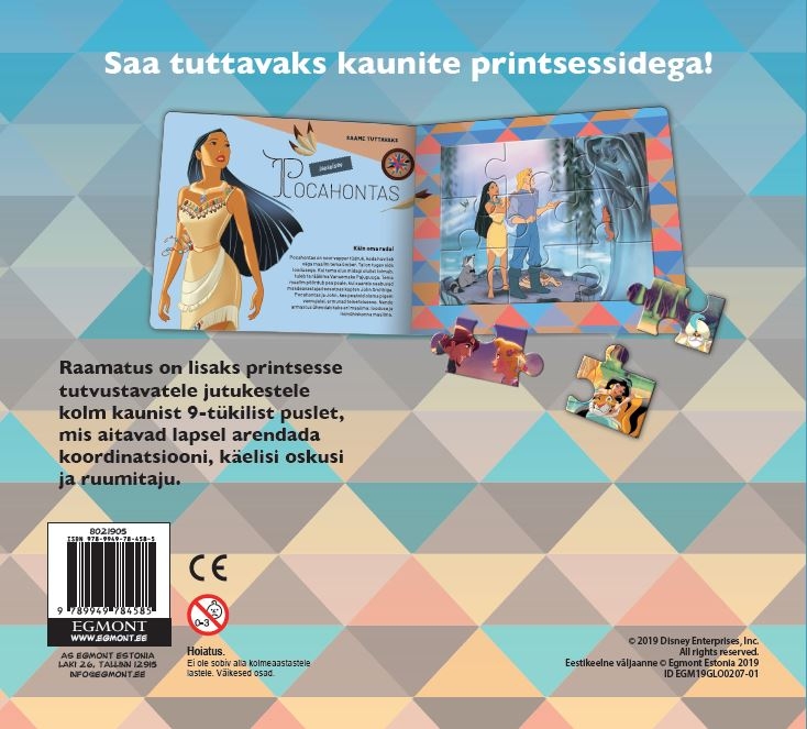 Disney Printsess. Pusleraamat-7020