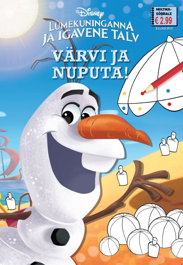 Multikasõbrale 2019. Lumekuninganna. Värvi ja nuputa!-0