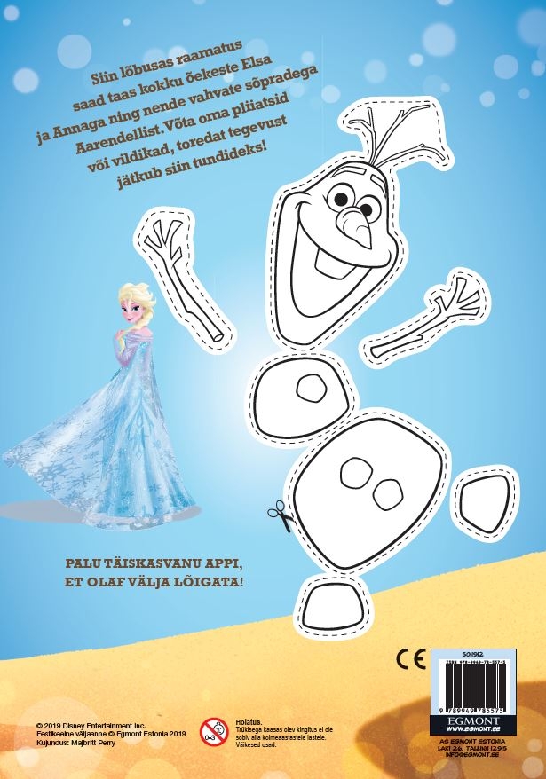 Multikasõbrale 2019. Lumekuninganna. Värvi ja nuputa!-7110