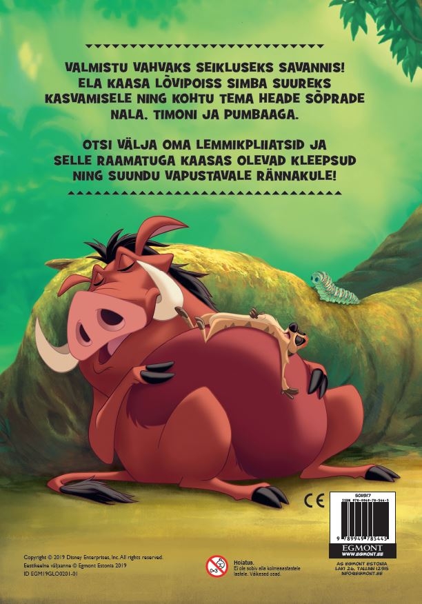 Lõvikuningas. Värvimisraamat-7153