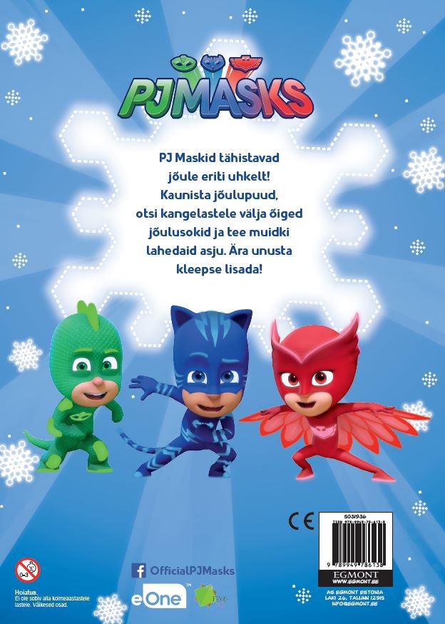 PJ Masks. Tegevusraamat jõuludeks!-7372