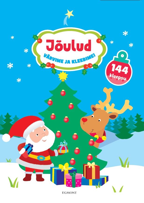 Jõulud. Värvime ja kleebime-0