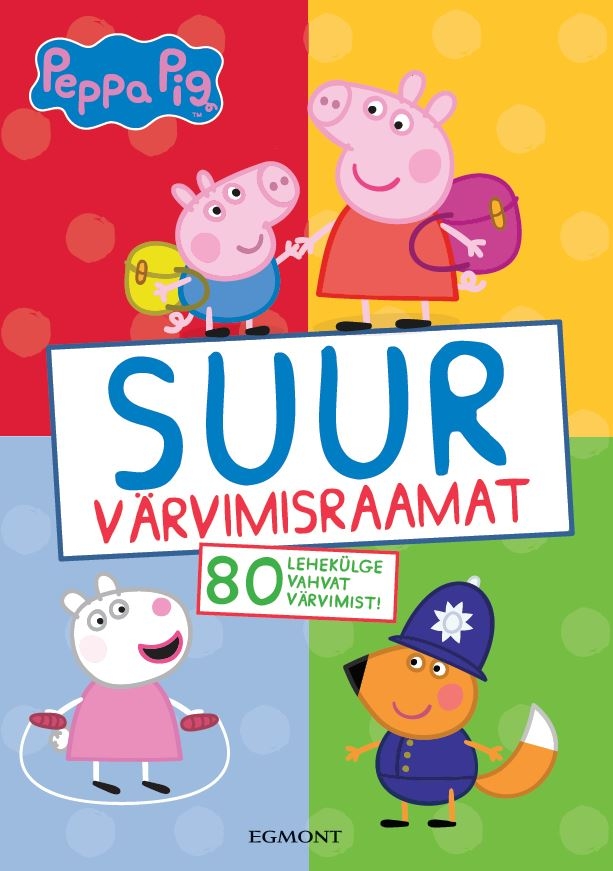 Põrsas Peppa. Suur värvimisraamat-0