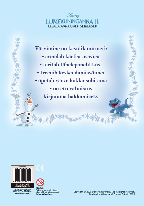 Multikasõbrale 2020. Lumekuninganna 2. Elsa ja Anna uued seiklused. Värvime!-7681