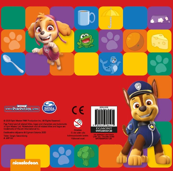 Paw Patrol. Värvid-7741