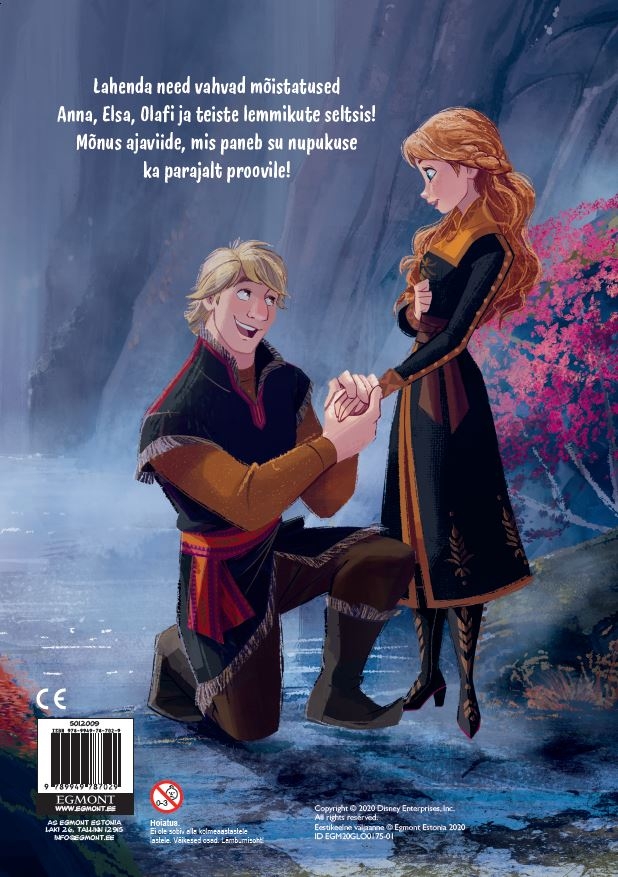 Lumekuninganna 2. Elsa ja Anna uued seiklused. Nuputamisraamat kleepsudega-7821