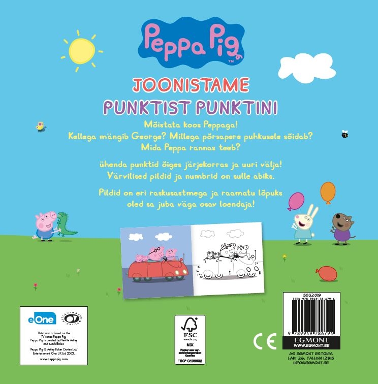 Põrsas Peppa. Joonistame punktist punktini-7877