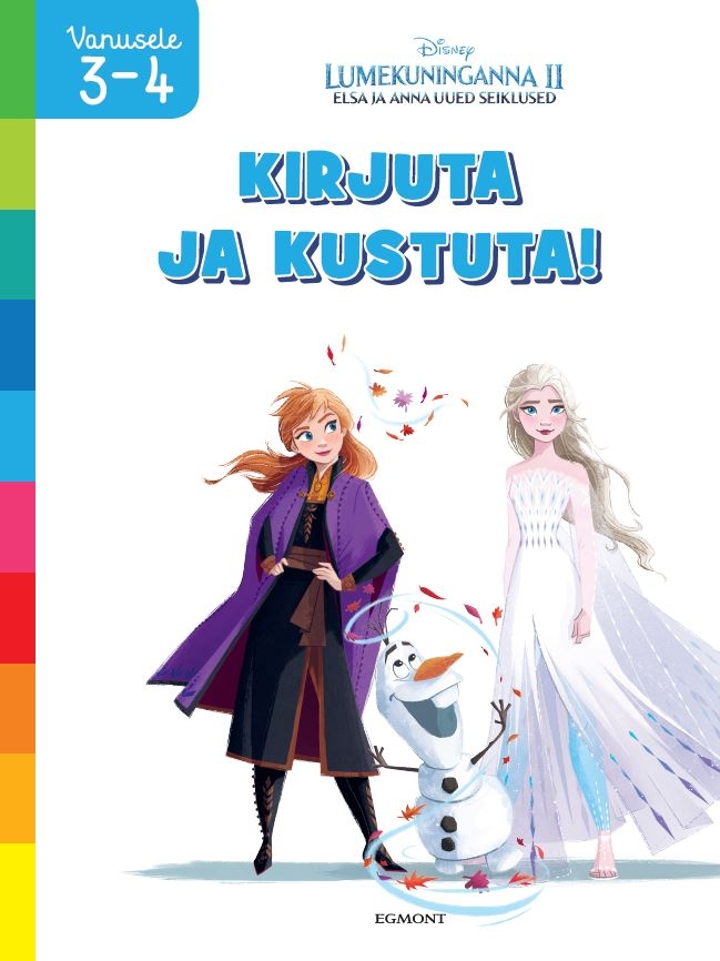 Lumekuninganna 2. Elsa ja Anna uued seiklused. Kirjuta ja kustuta-0