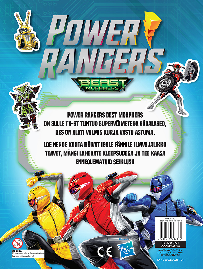 Power Rangers. Kleepsuraamat