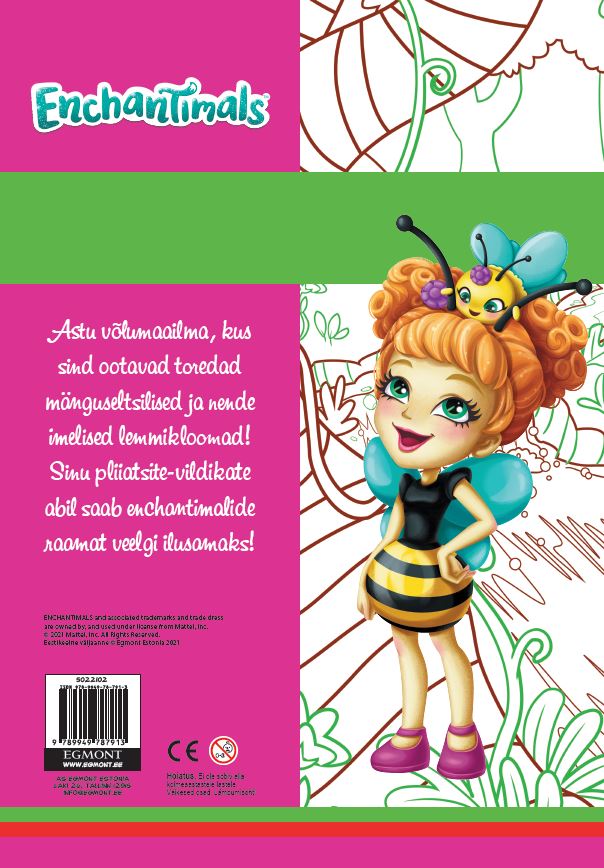 Enchantimals. Värvimisraamat