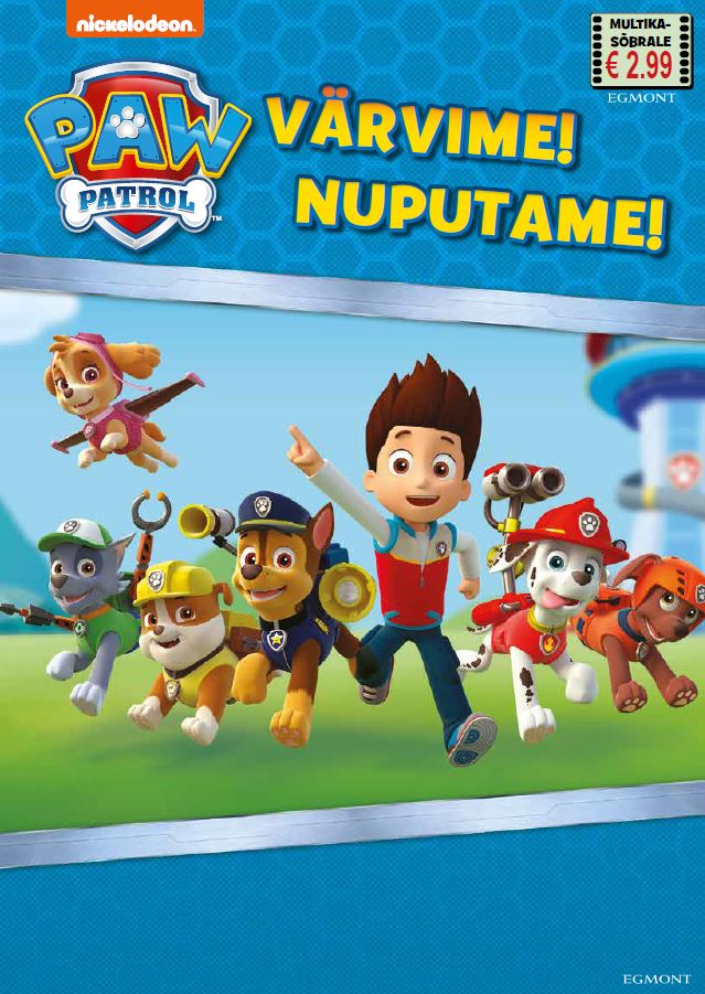 Multikasõbrale 2021. Paw Patrol. Värvime! Nuputame!