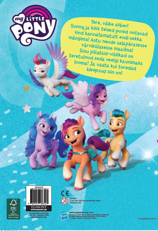 My Little Pony. Värvimisraamat. Kaasas kleepsud uuest filmist!