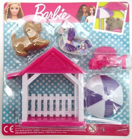 Barbie 2021/6 - kaasas lemmiklooma puhkusekomplekt
