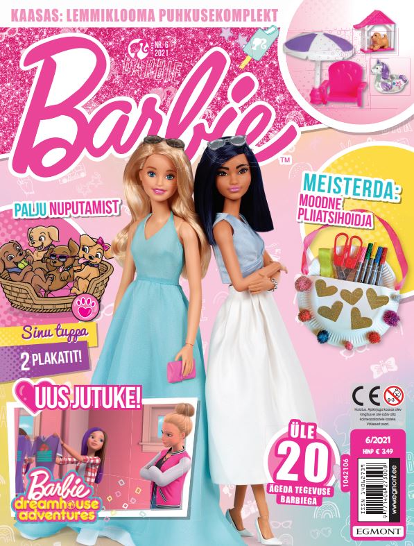 Barbie 2021/6 - kaasas lemmiklooma puhkusekomplekt