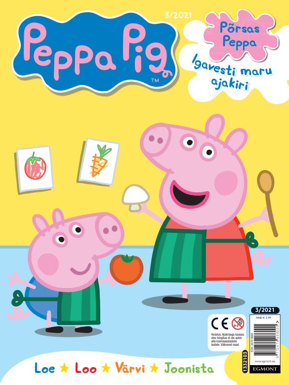 Peppa Pig 2021/3- kaasas pitsa komplekt