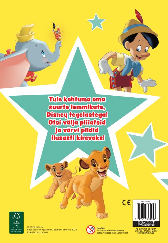 Disney Classic. Värvimisraamat