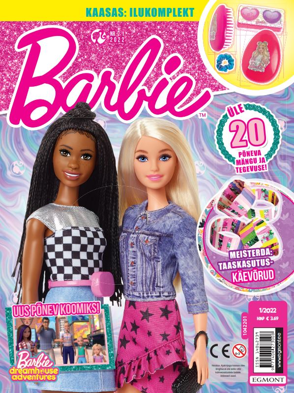 Barbie 2022/1 - kingituseks juukseaksessuaarid