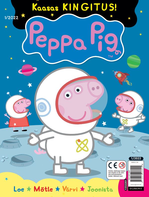 Peppa Pig 2022/1 - kaasas kosmose mänguasjad