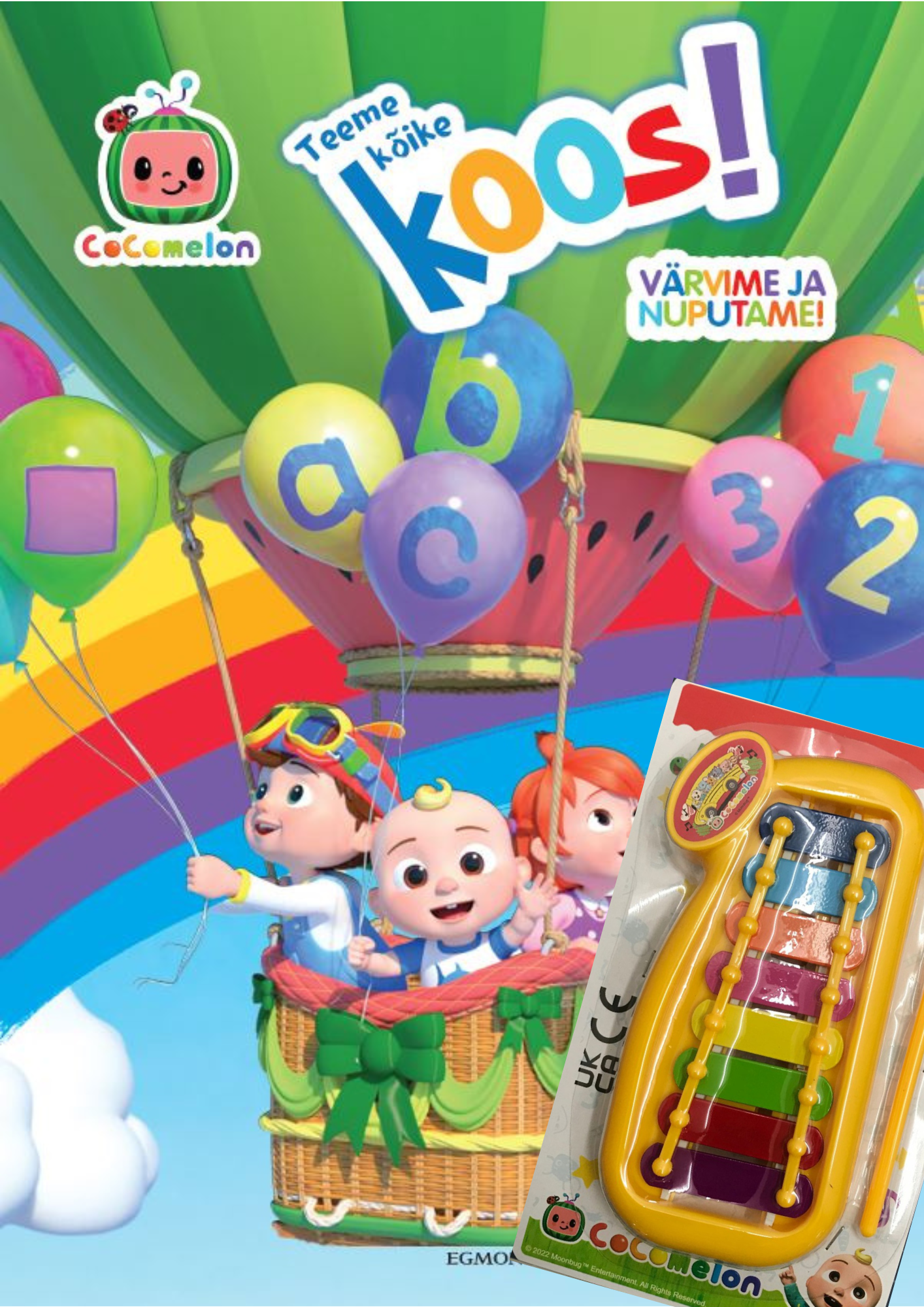 Cocomelon. Teeme kõike koos! - kaasas ksülofon