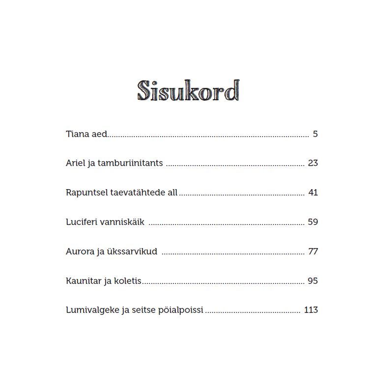 Disney Printsess. 7 lugu printsessidest