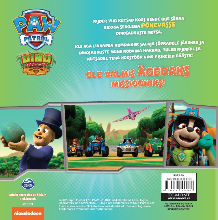 Paw Patrol. Käpapatrull päästab saurusemunad