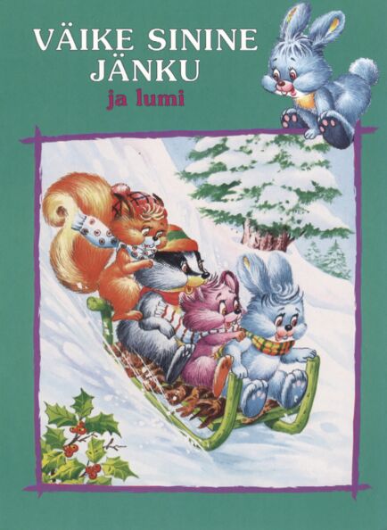 Väike sinine jänku ja lumi