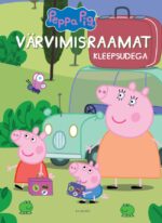 Põrsas Peppa. Värvimisraamat kleepsudega