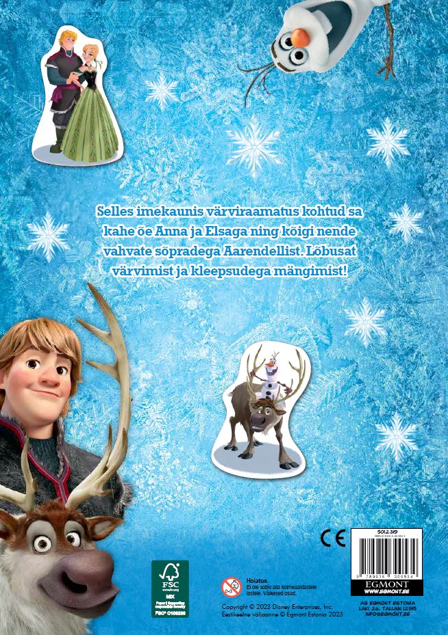 Lumekuninganna ja igavene talv. Värvimisraamat