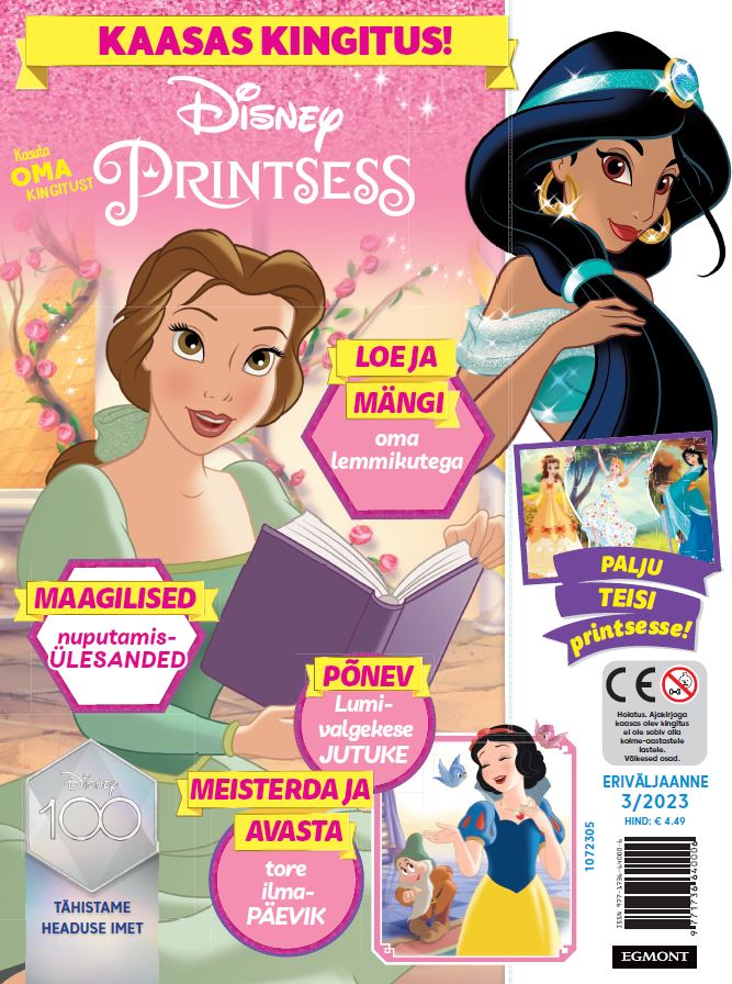 Disney Printsess eriväljaanne 2023/3 - kaasas käevõru