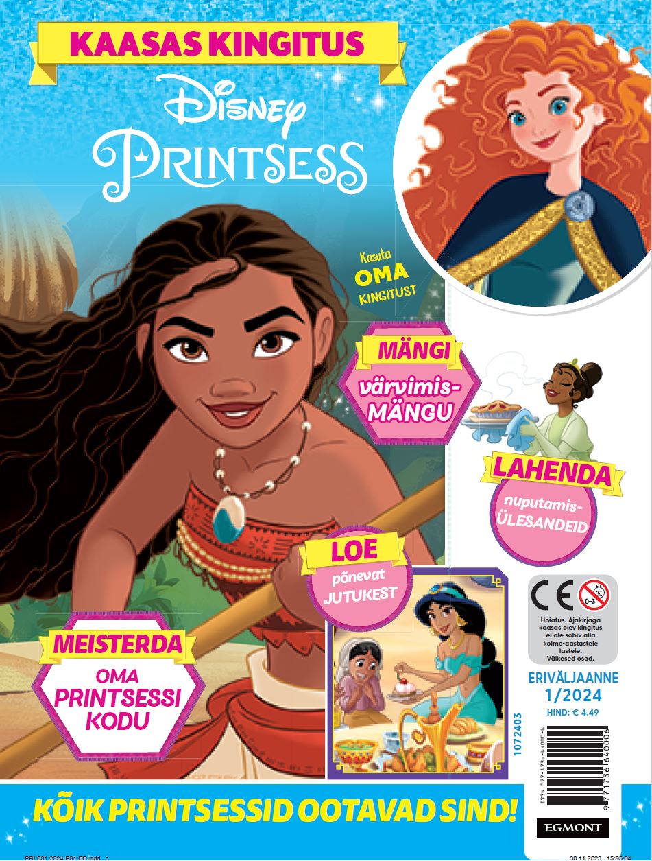 Disney Printsess 2024/1 - kaasas Arieli telefoni ja aksessuaaride komplekt