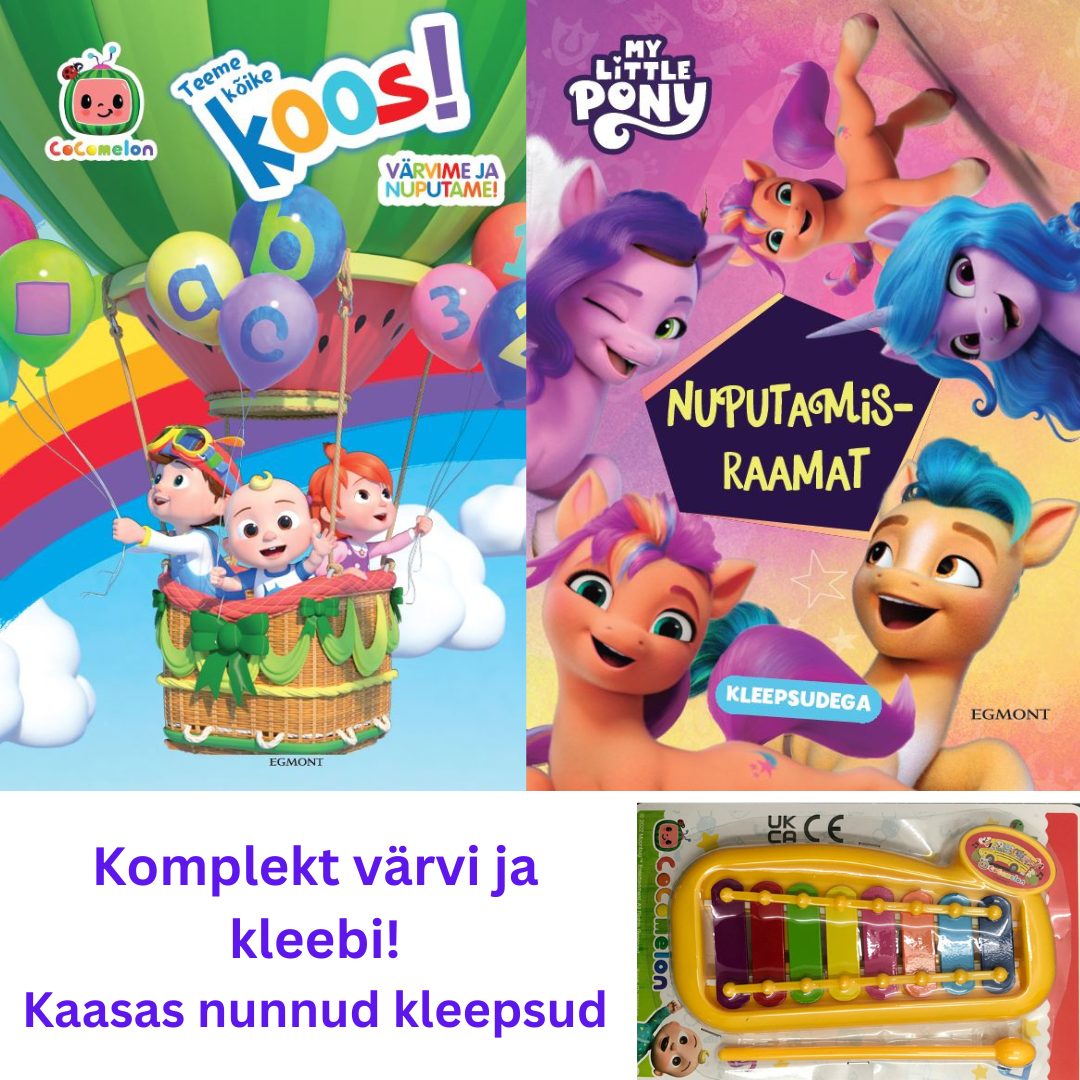 Komplekt värvi ja kleebi!