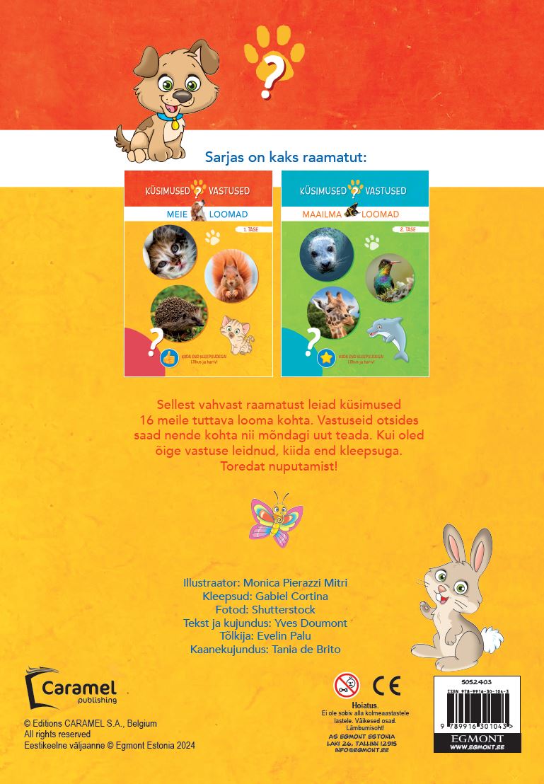 Küsimused vastused. Meie loomad