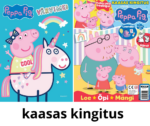 Põrsas Peppa ajakirja ja värvimisraamatu komplekt